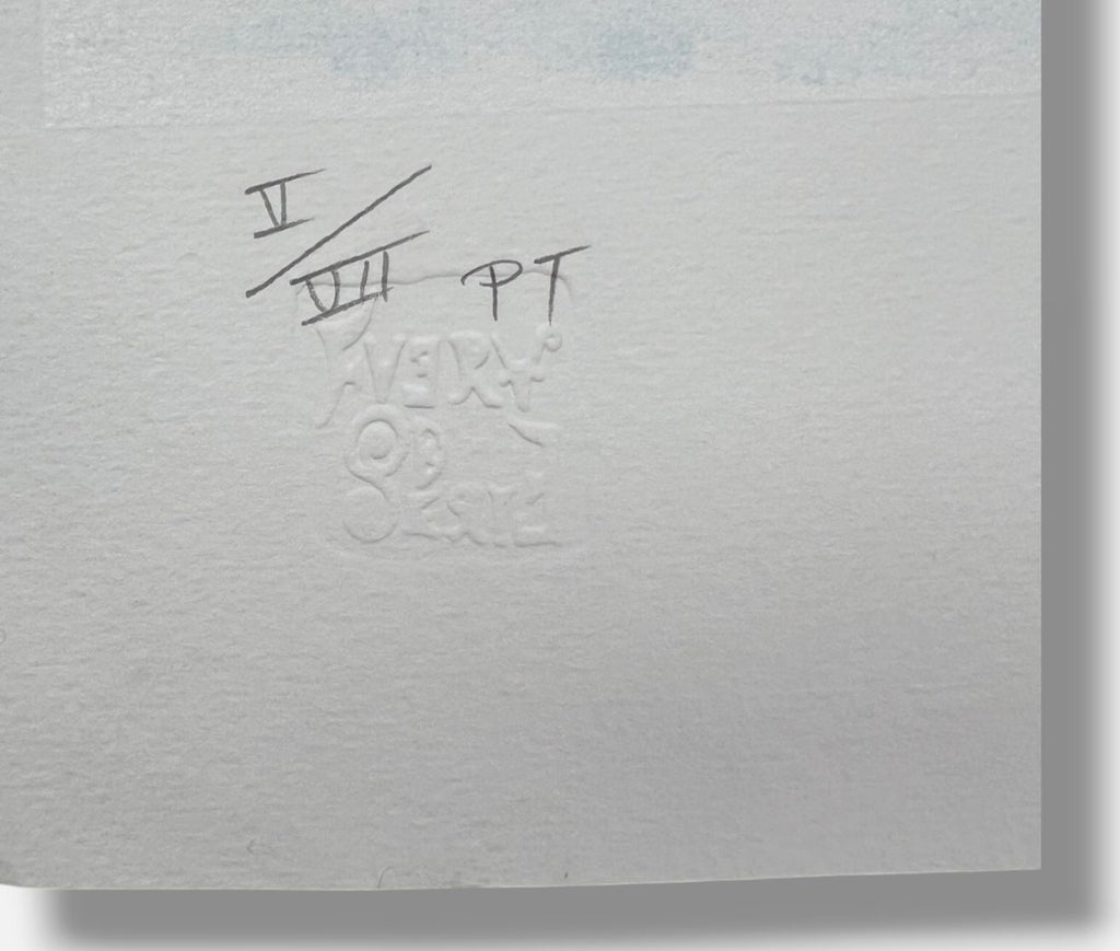 Gerardo Delgado "Sin Titulo I" P.T. 2004 Limited Signed Fine Wall Art Print