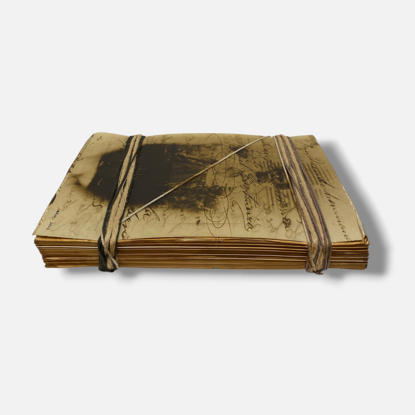 José Manuel Fors "Atados de memoria "A" 2004 Book Collage Fine Art