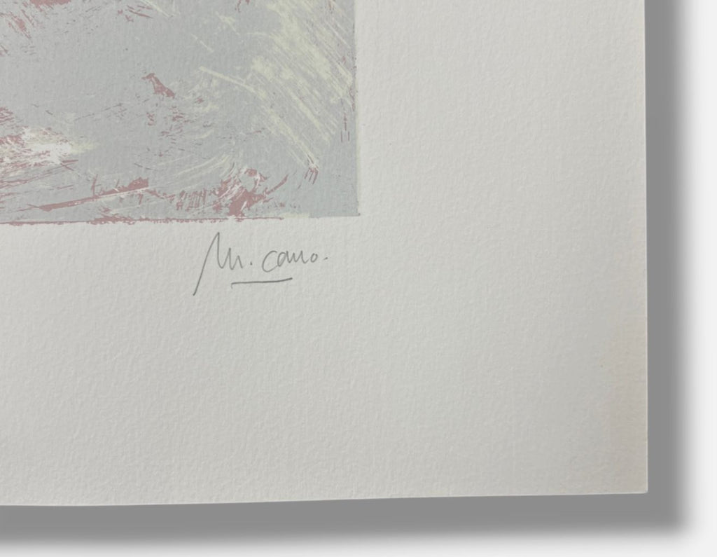 Manuel López-Cano "Aerovia II" E.U. 2005 Limited Signed Fine Wall Art Print