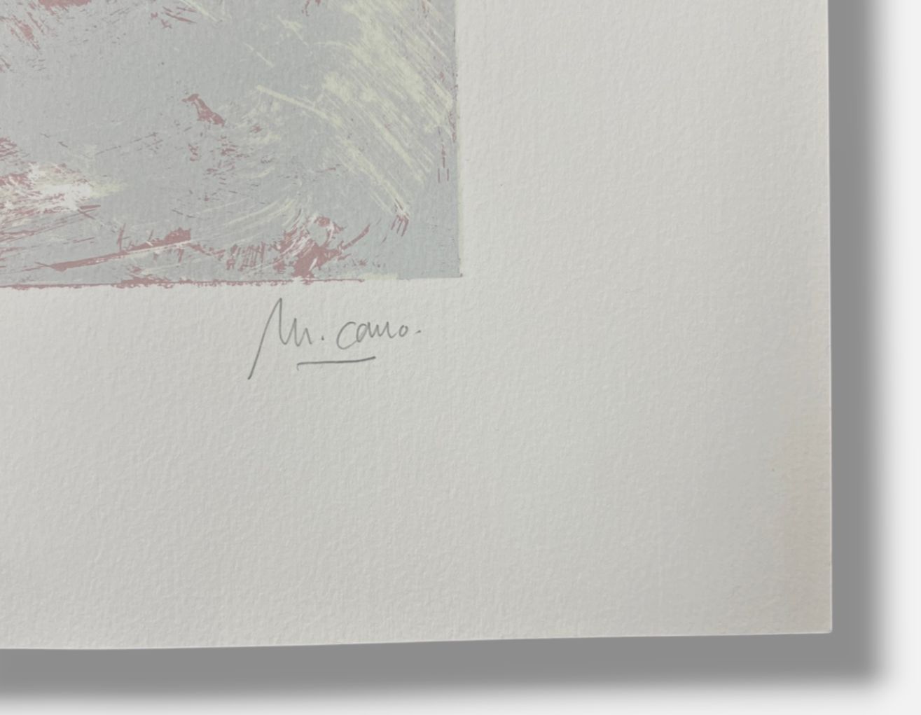 Manuel López-Cano "Aerovia II" E.U. 2005 Limited Signed Fine Wall Art Print