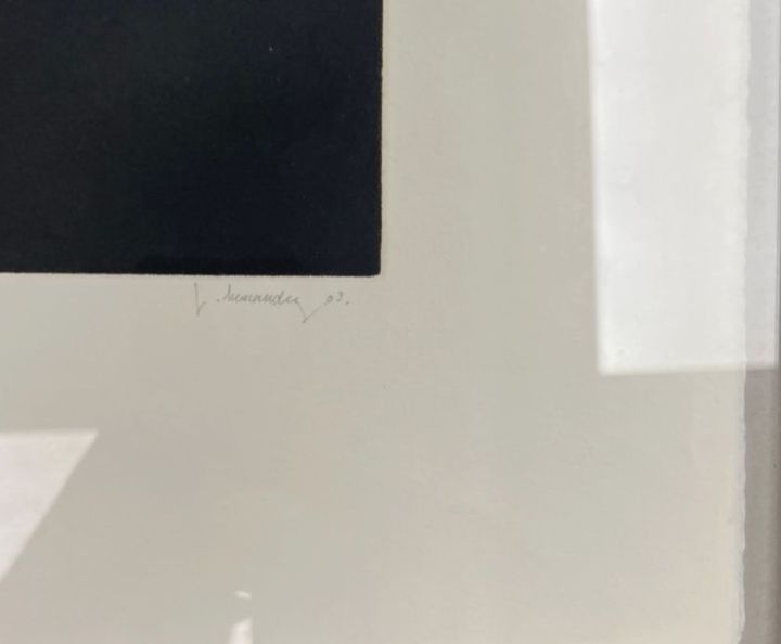 José Hernández "Umbria III" H.C. 2003, Limited Signed Wall Art | 50x75 cm,