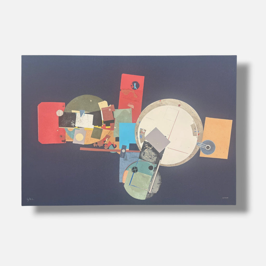 Antonio Lorenzo Carrión "Sensor no 5" H.C. 2003 Limited Signed Wall Art 70Lx100W