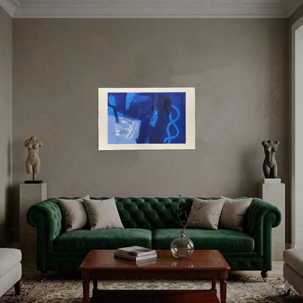 Joaquín Capa Eiriz "Three Blues" 1999 Limited Signed Fine Wall Art Print