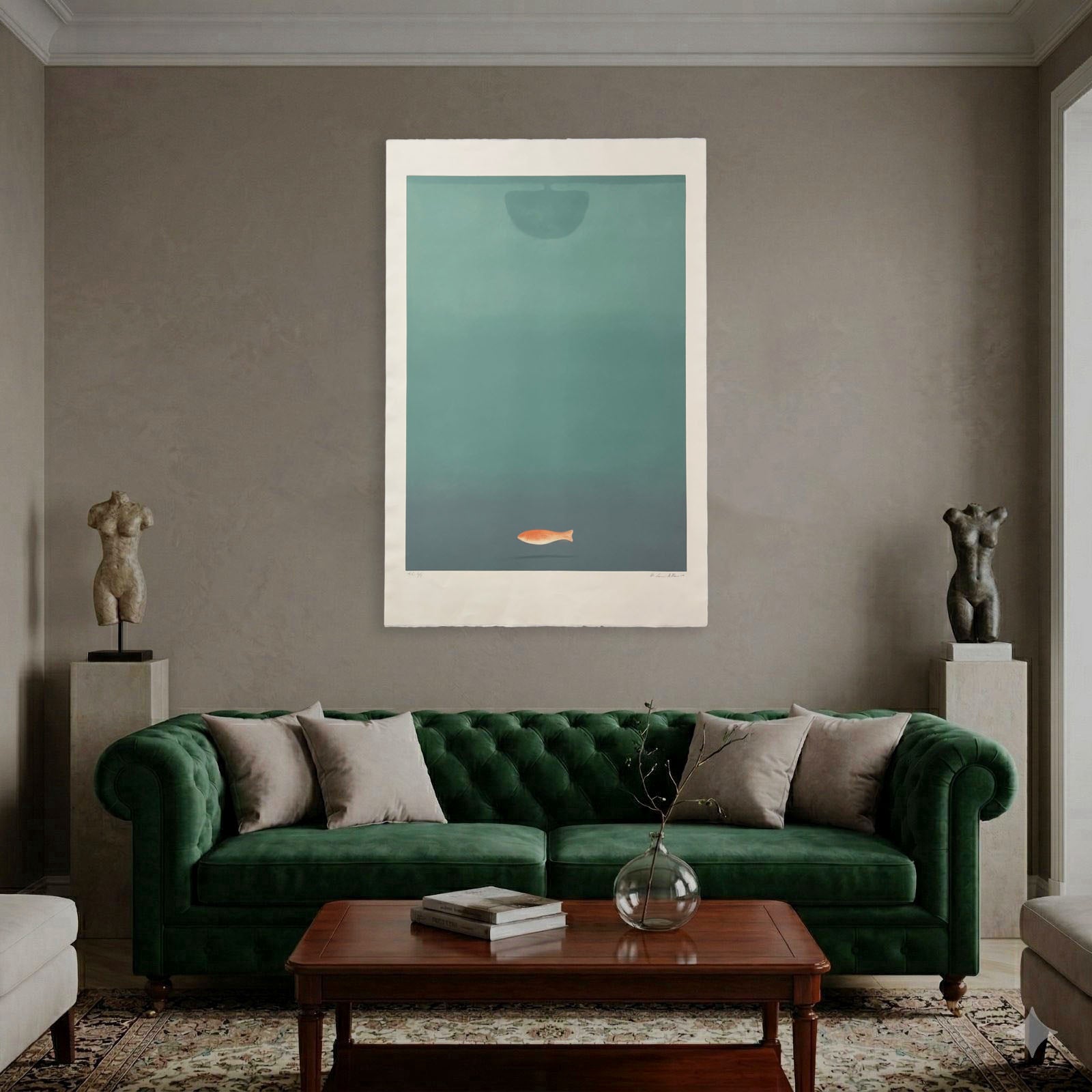 Maurizio Lanzillotta "Pez y Reflejo de Encina" 2006 Limited Signed Wall Art