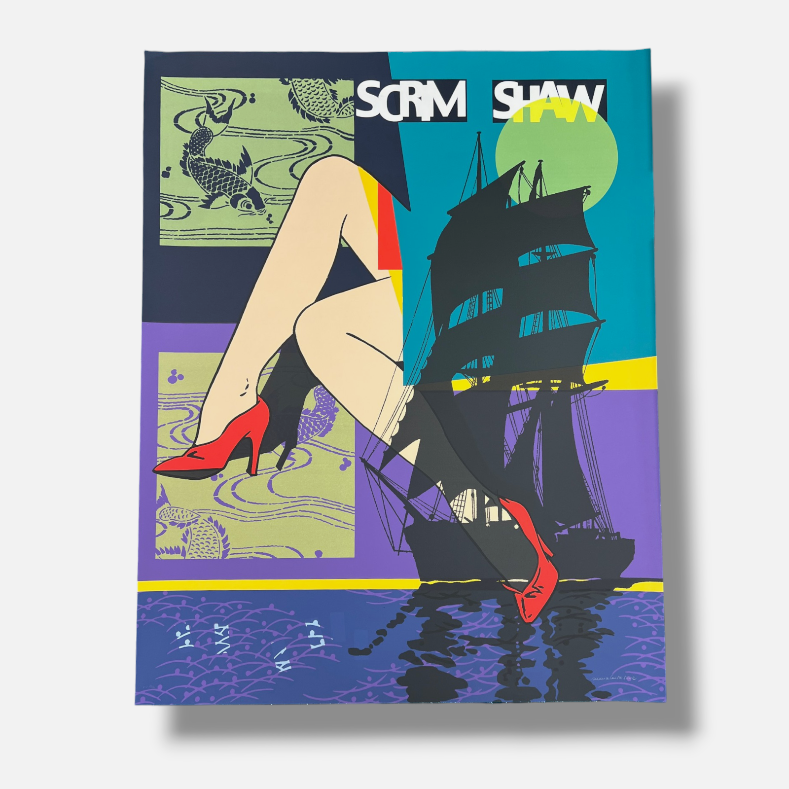 Mª Luisa Sanz García Muro "Scrim Shaw" EU 2006 Limited Signed Wall Art Print