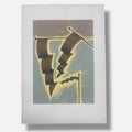 Antonio Rojas "Sin Titulo Tres Estandartes" P.A. Signed Limited Wall Art 100x70