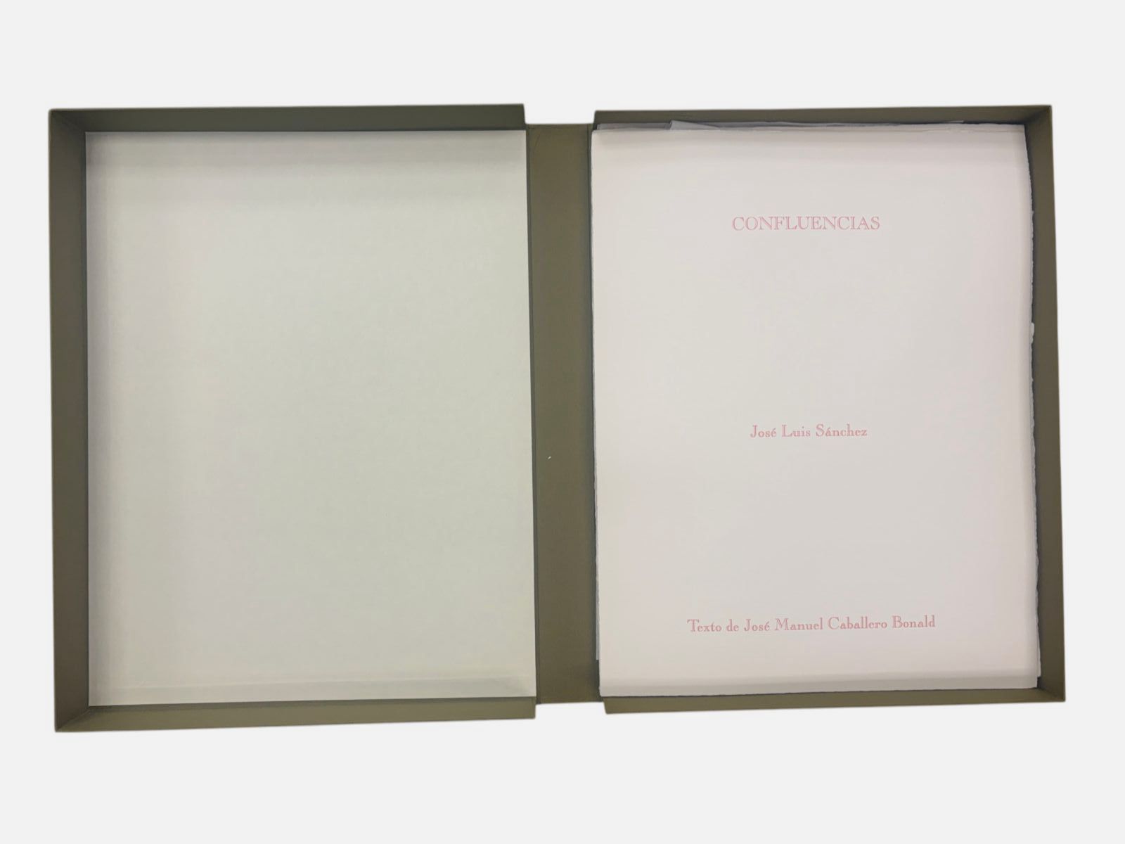 José Luis Sánchez "Confluencias" 2001 Limited Signed Wall Art Set 65L x 50W cm