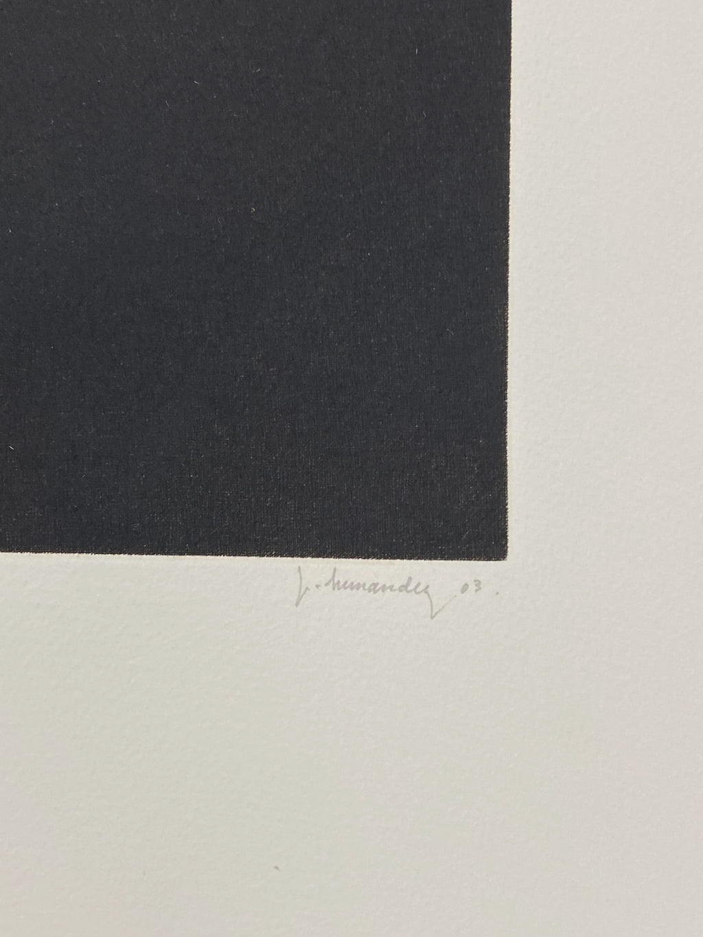 Jose Hernandez Muñoz "Sombra I" /75 2003 Signed Limited Fine Wall Art 50Lx75W cm
