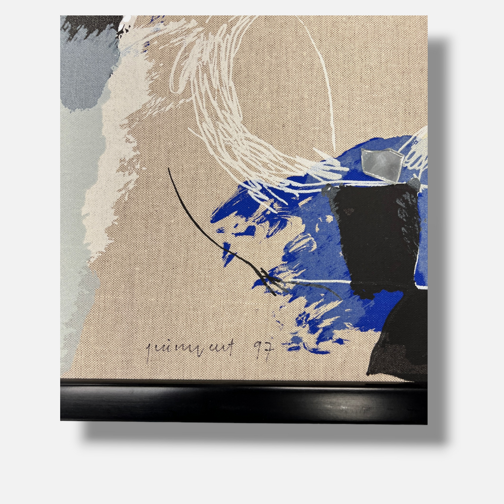Josep Guinovart "Azul. y Reflejo" 1997 Limited Signed Fine Wall Art Print