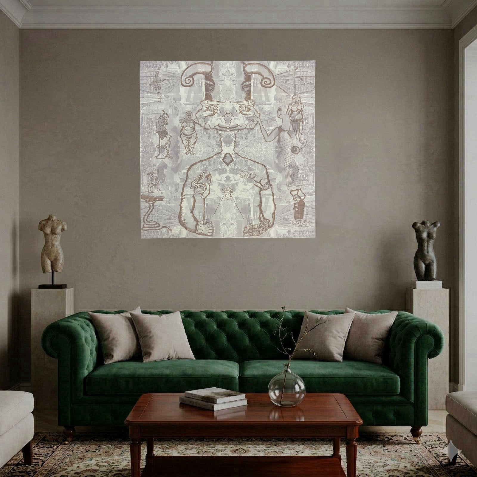 Francisco González Jiménez "Las Tentaciones V" 2005 Limited Signed Wall Art