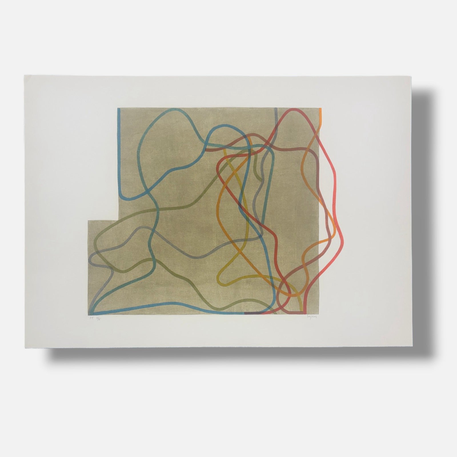 Alejandro Corujeira "El Metodo Regular De La Nieve VII" P.T. Signed Limited Art
