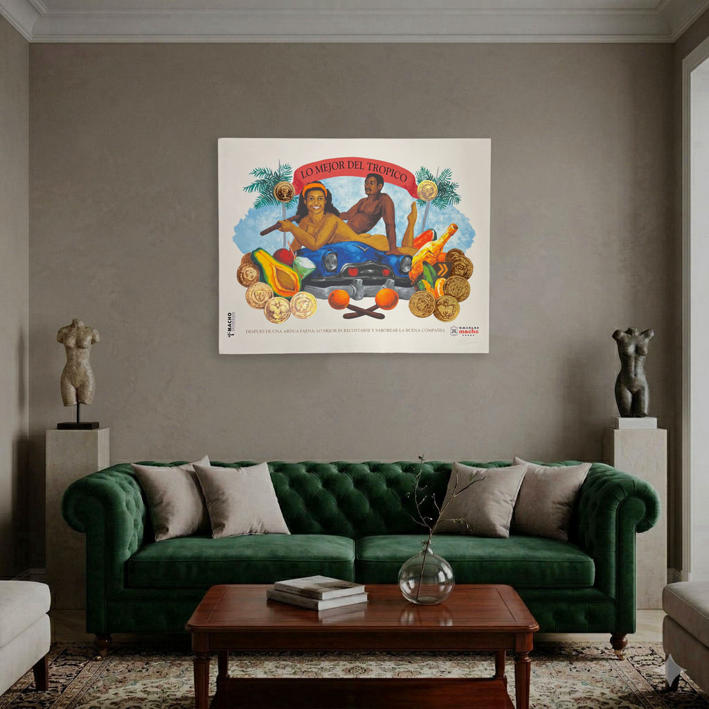 Elio Rodriguez "Lo Mejor Del Tropico" 2006, Limited Signed Wall Art Print
