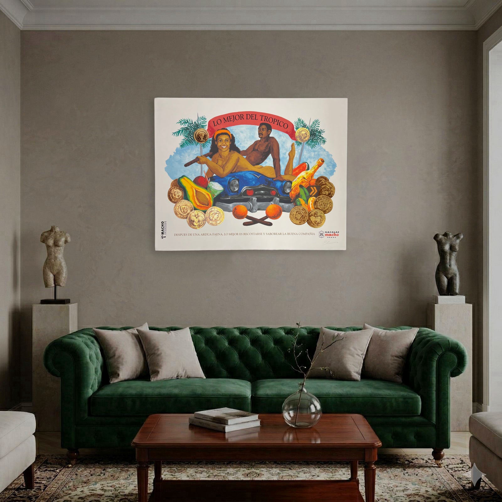 Elio Rodriguez "Lo Mejor Del Tropico" 2006, Limited Signed Wall Art Print