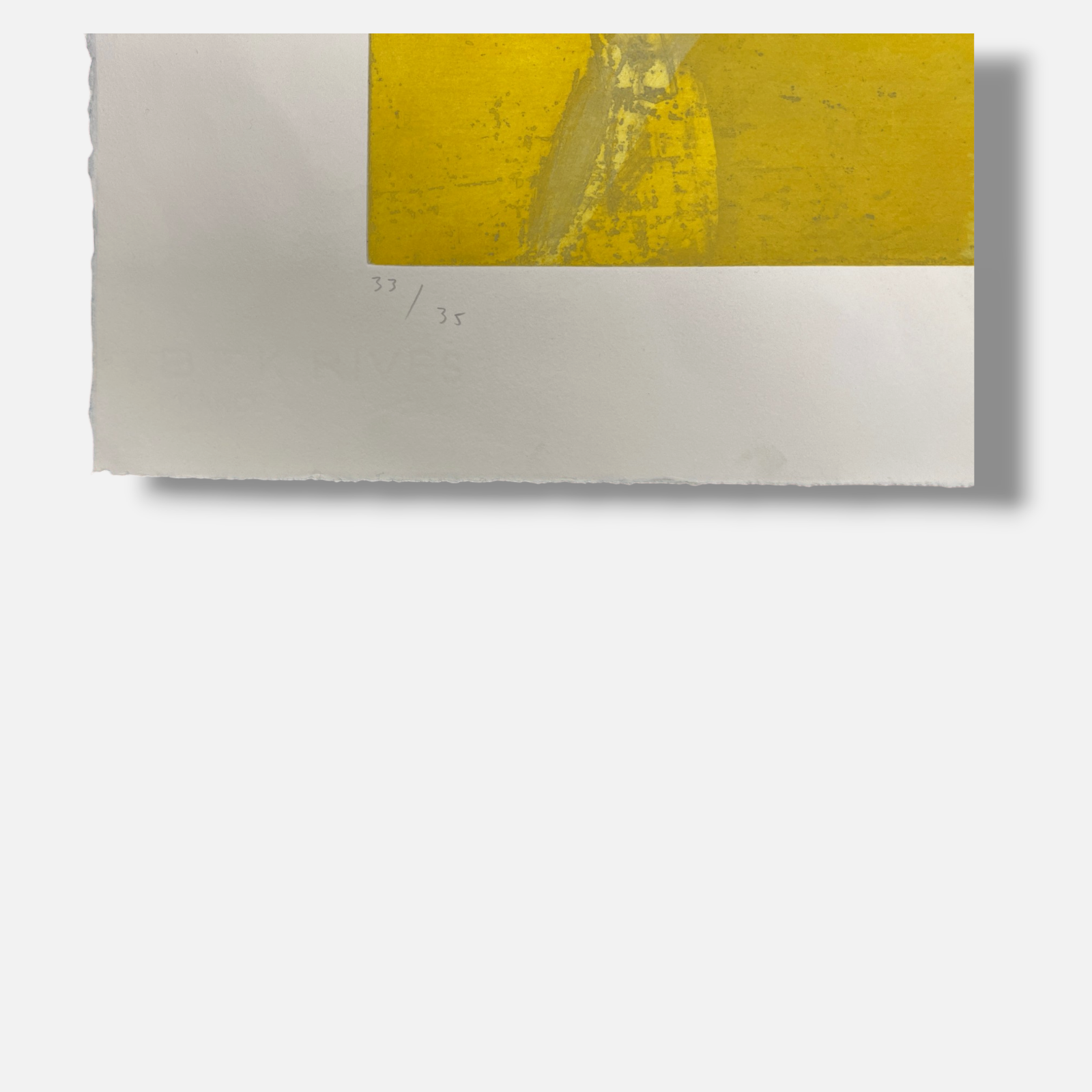Joaquín Capa Eiriz "Yellow" Limited Signed Fine Wall Art Print, 73L x 50W cm