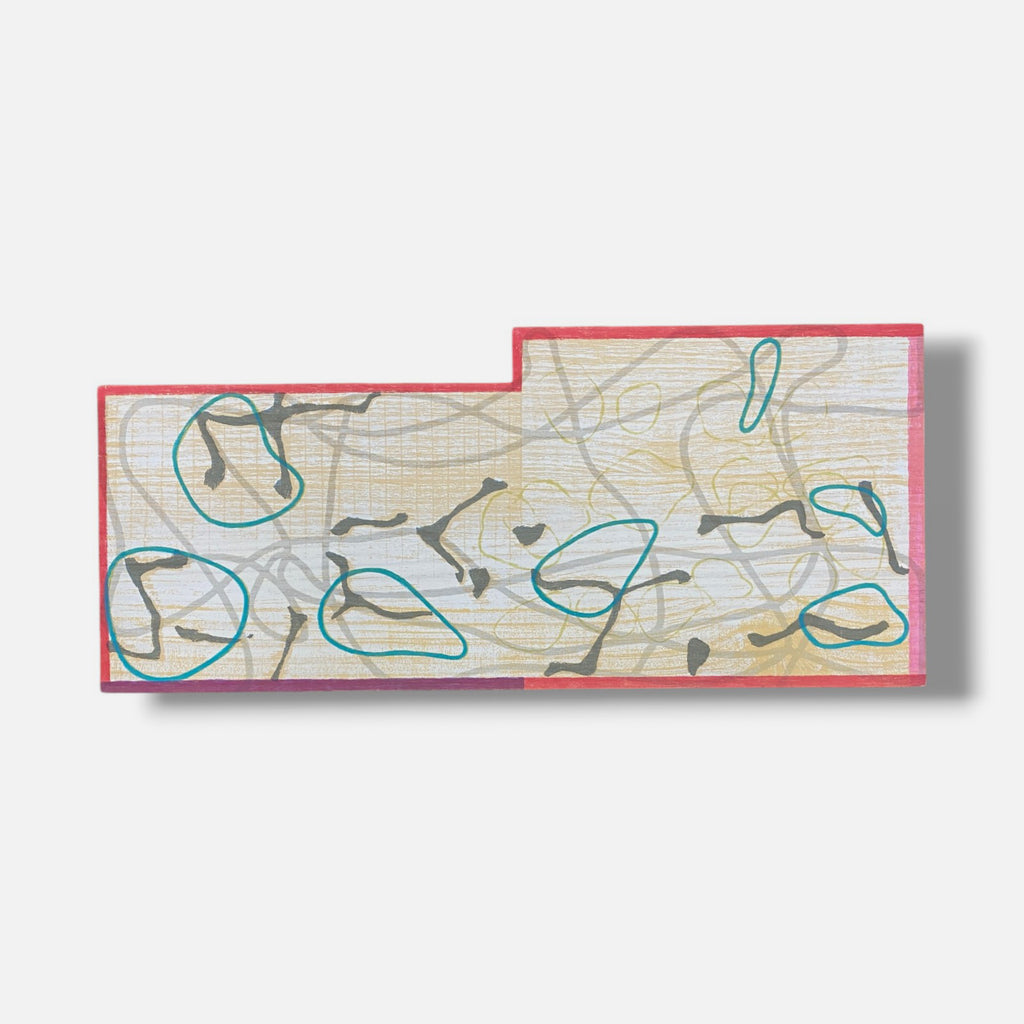 Alejandro Corujeira "¿Qué Contienen Tus Ojos?" Signed Fine Wall Art 10.5 x 24.5"