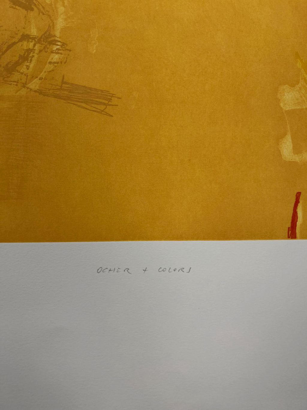 Joaquín Capa Eiriz "Ocher + Colors" /65 Limited Signed Fine Wall Art, 56Lx76W cm