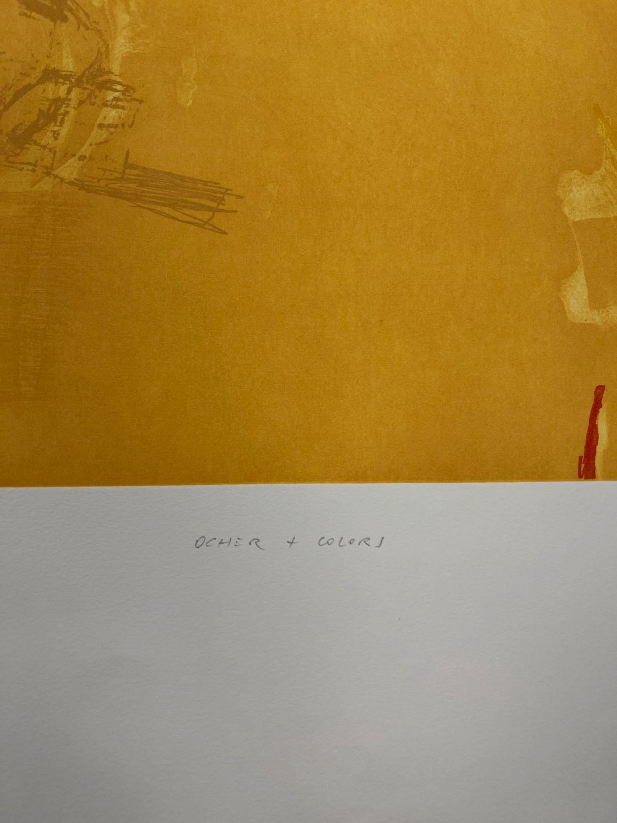 Joaquín Capa Eiriz "Ocher + Colors" /65 Limited Signed Fine Wall Art, 56Lx76W cm