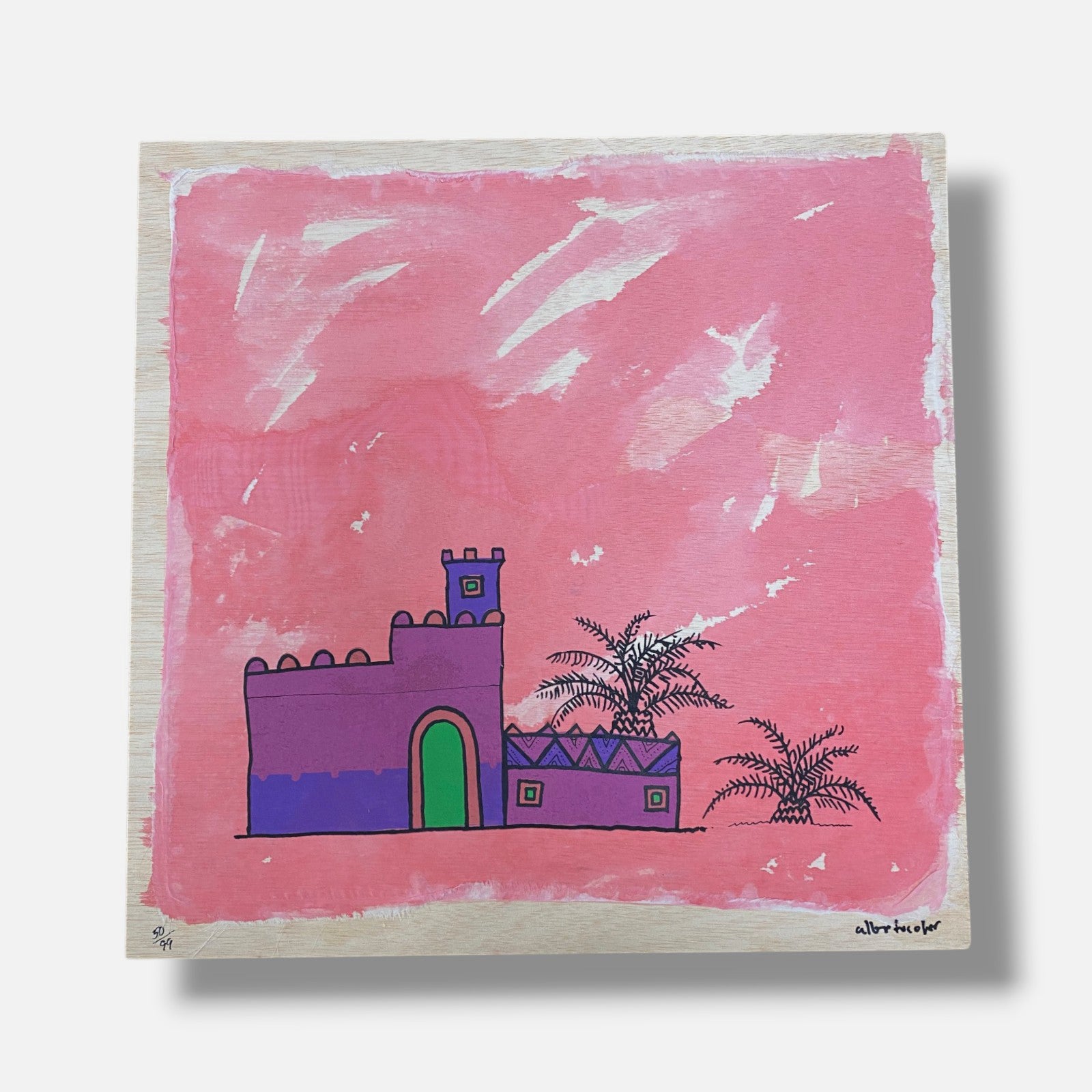 José Alberto López Sánchez "Palacio De Primavera" Fine Wall Art | 20 x 20"