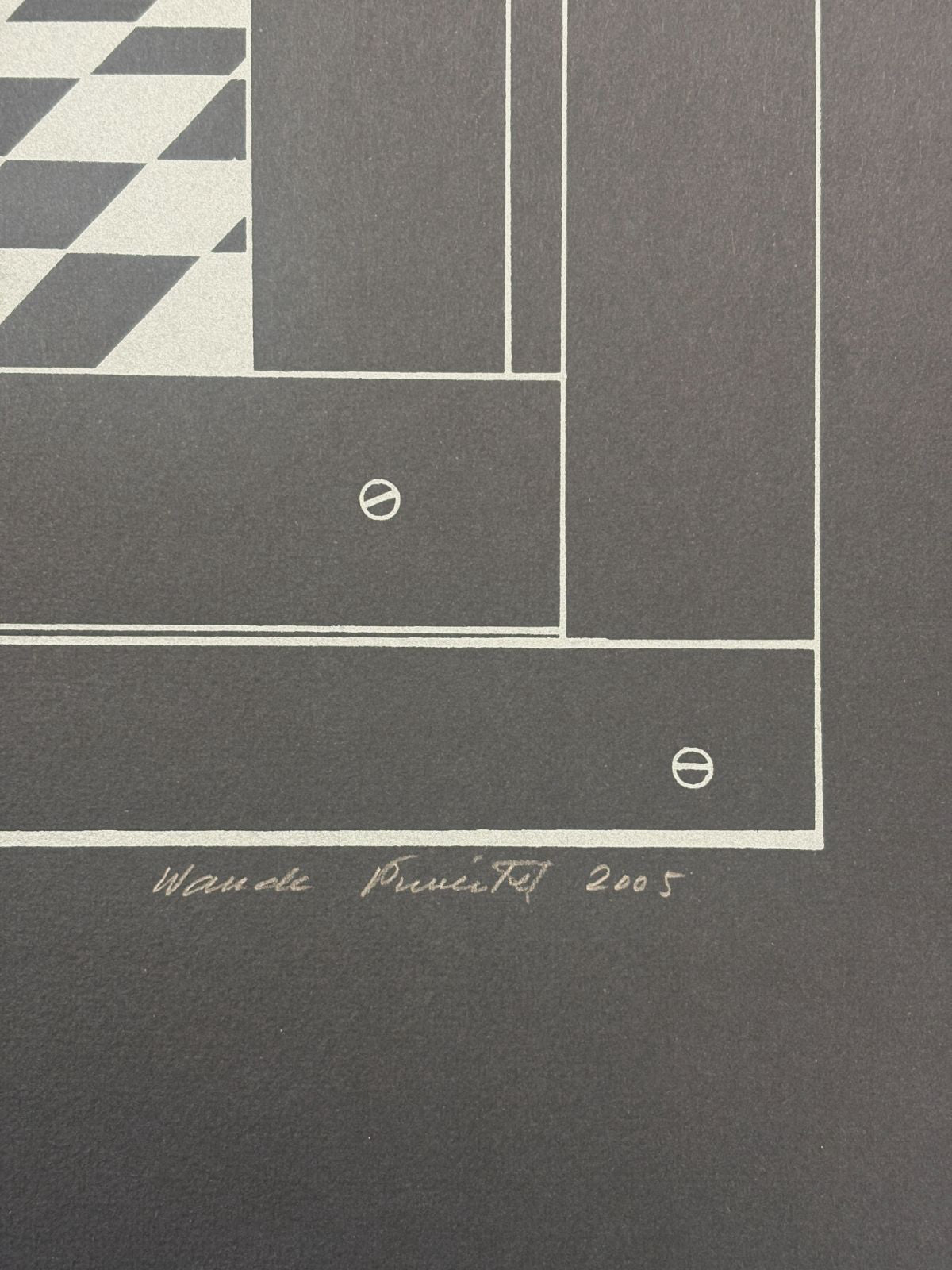 Wanda Pimentel De Carvalho "Involucro IV" H.C. Signed Limited Wall Art Print