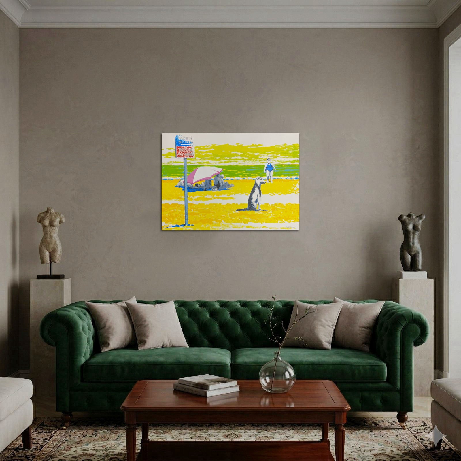 Frédéric Brandon "Vivement La Fin Des Vacances" 2005 P.T., Wall Art | 50 x 70 cm