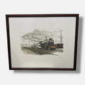 José Catalá. "El Tren" 1997 Limited Signed Fine Wall Art Print | 37 x 43 cm