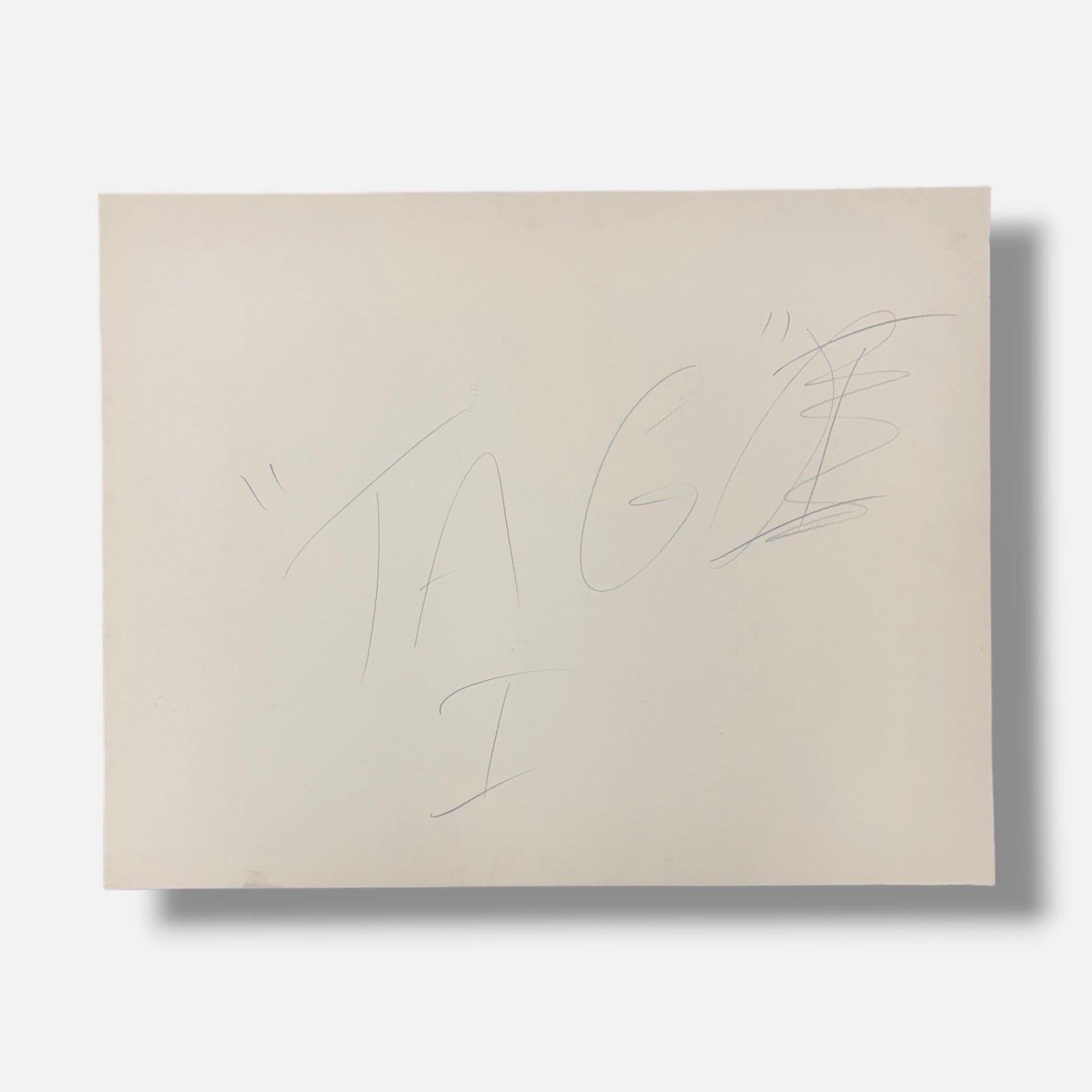Nikias Ribeiro Skapinakis "Tag I" P.T. Limited Unframed Fine Wall Art 55Lx70W cm