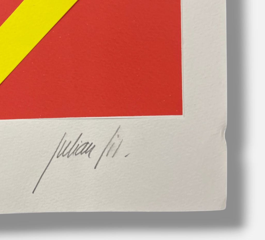 Julián Gil Martínez "Variaciones de raiz cuadrada I" Signed Fine Wall Art Print