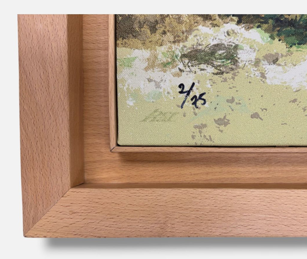 Jafar T. Kaki "Paisaje en Movimiento Urbano" Limited Signed Framed Wall Art