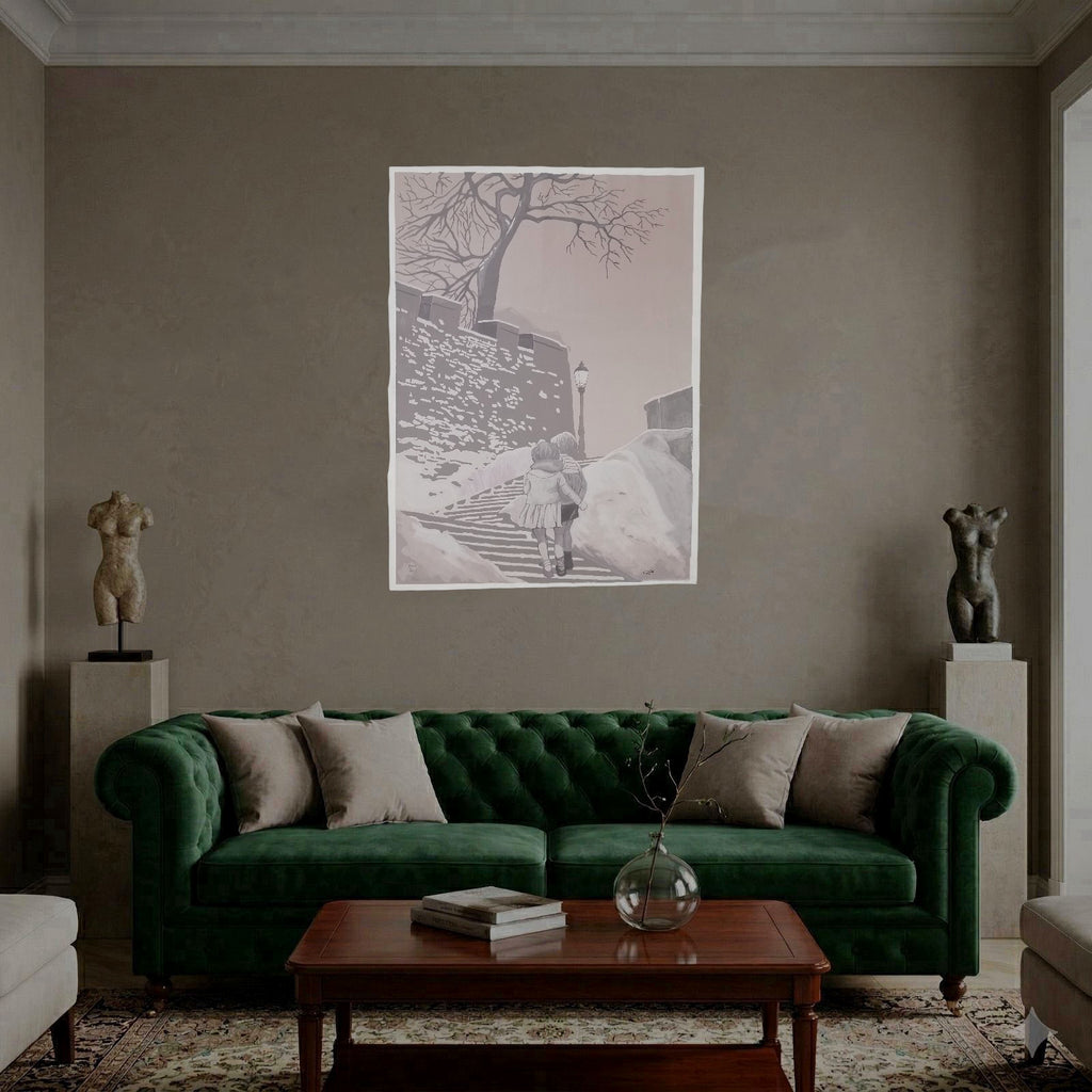 Gian Marco Montesano "Les Enfants De Paris" P.T. Limited Signed Canvas Wall Art