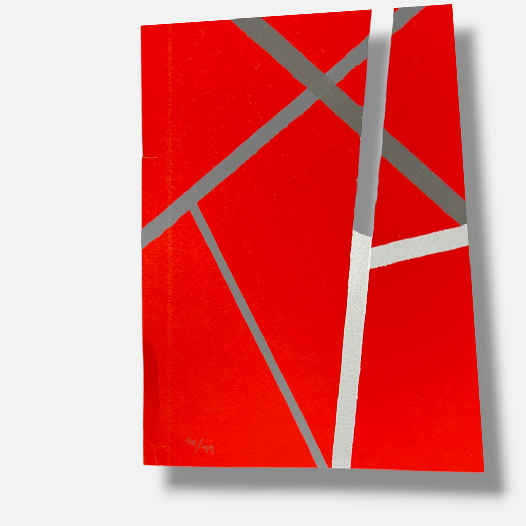 Natalia Cacchiarelli "Alteraciones 2003-03(roja)" Limited Signed Fine Wall Art