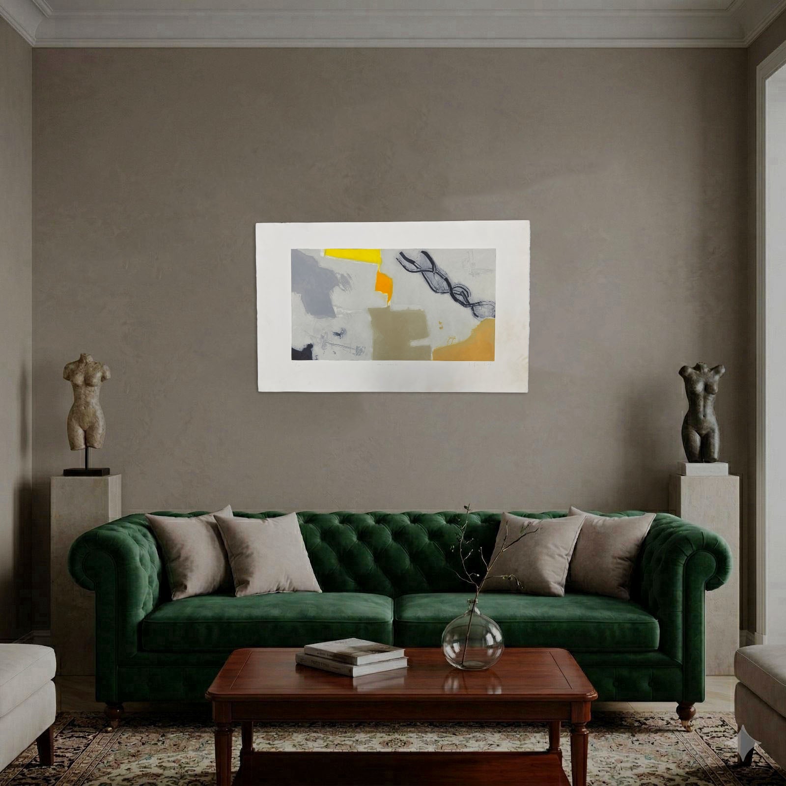 Joaquín Capa Eiriz "Grey Interior" 2000 Limited Signed Fine Wall Art Print