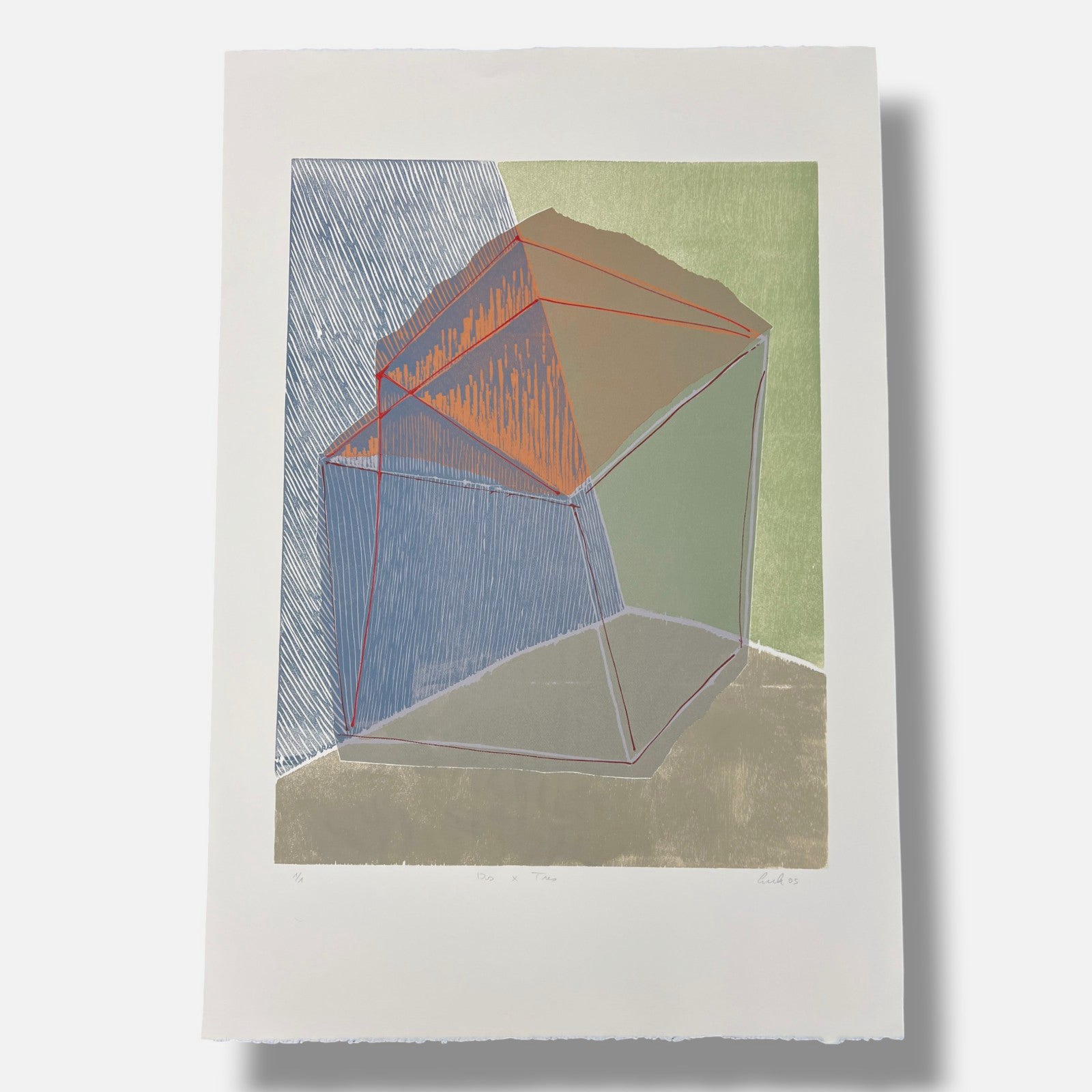Erik Kirksaether "Dos x Tres" Limited Signed Fine Wall Art Print, 112 x 76 cm