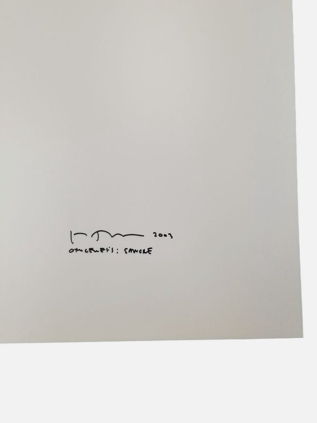 Joan Fontcuberta "Orogenesis: Sangre" 2003 Limited Signed Wall Art
