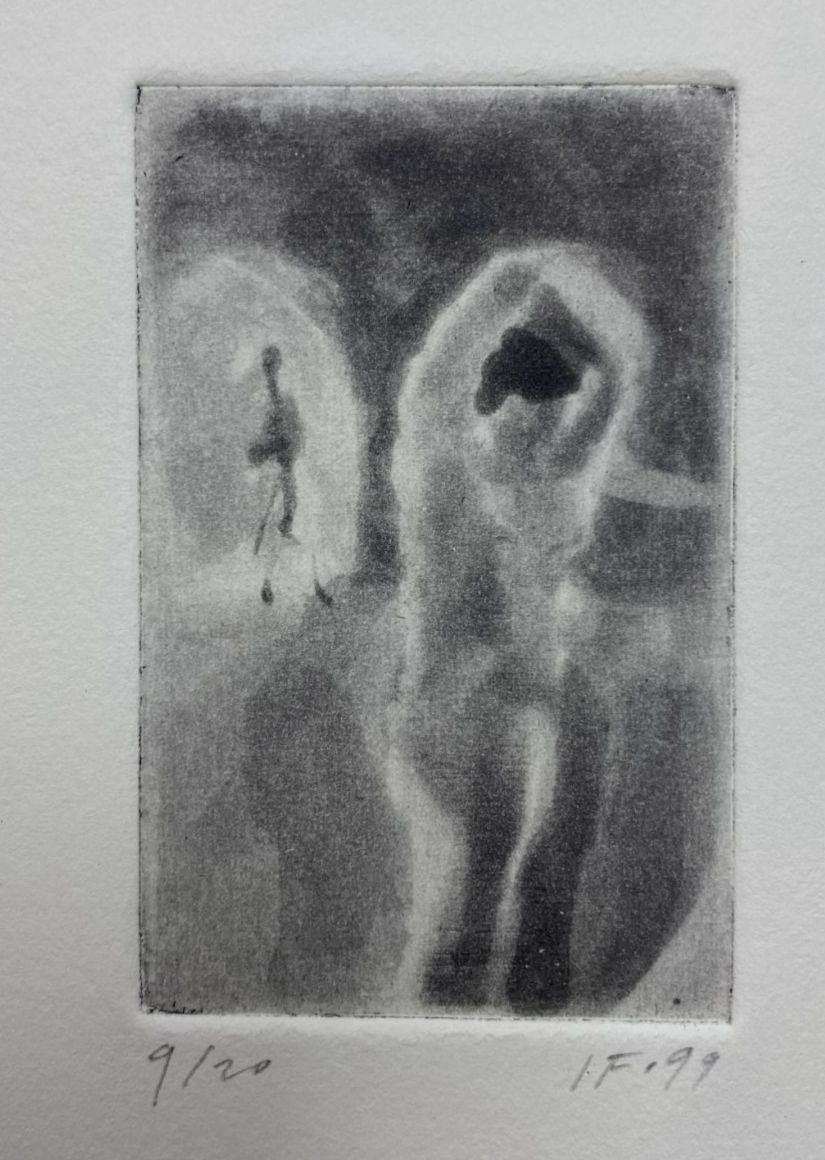 Imelda Ferrer "Sin Titulo (Sombra Al Fondo)" 1999, Small Art Print, 22 x 22 cm