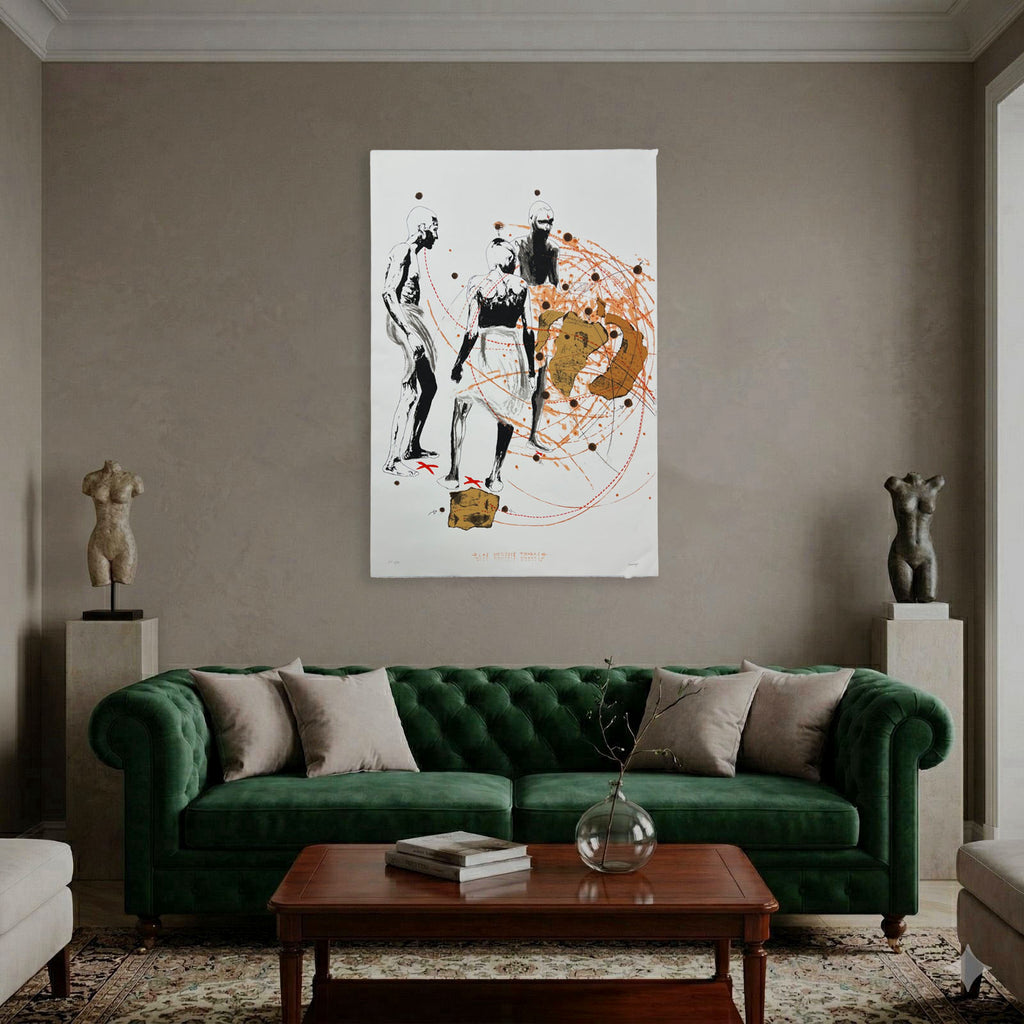 Santiago Rodríguez Olazábal "Las Dieciséis Tierras" P.T. Limited Signed Wall Art