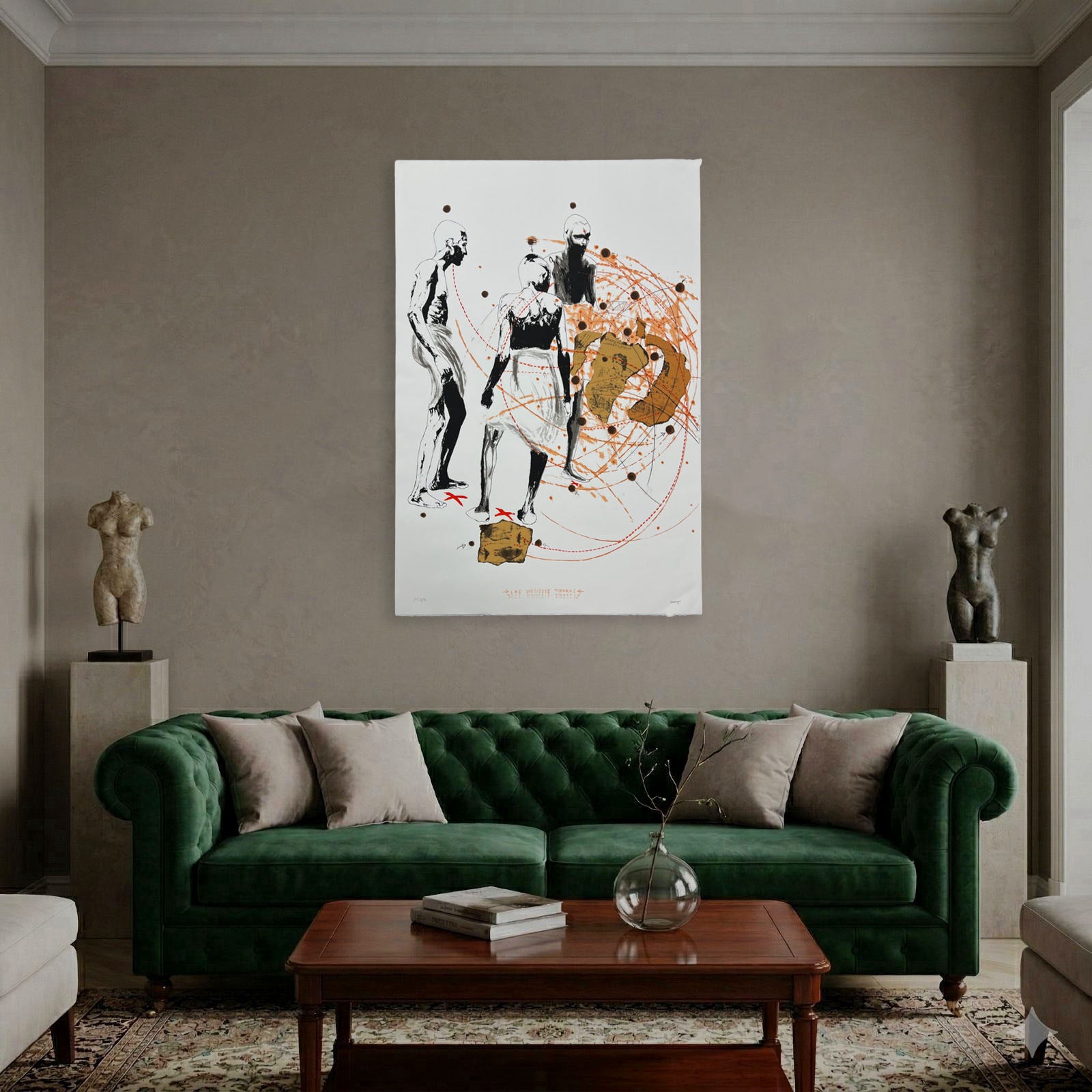 Santiago Rodríguez Olazábal "Las Dieciséis Tierras" P.T. Limited Signed Wall Art