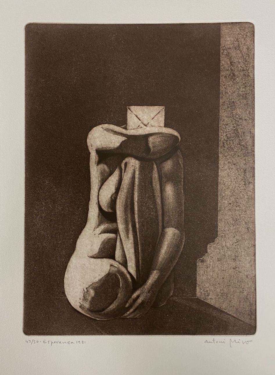 Antoni Miró Bravo "Esperança" Fine Wall Art | 15 x 21"