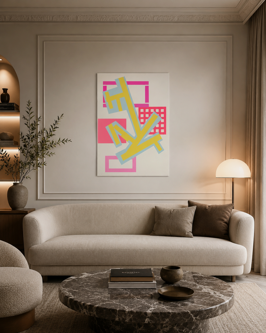 Mitsuo Miura "Show Window I" H.C. 2004 Limited Signed Wall Art Print 100 x 70cm