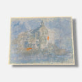 José Antonio Pérez de Vargas y Saldaña "Templo De Silencio" Signed Wall Art