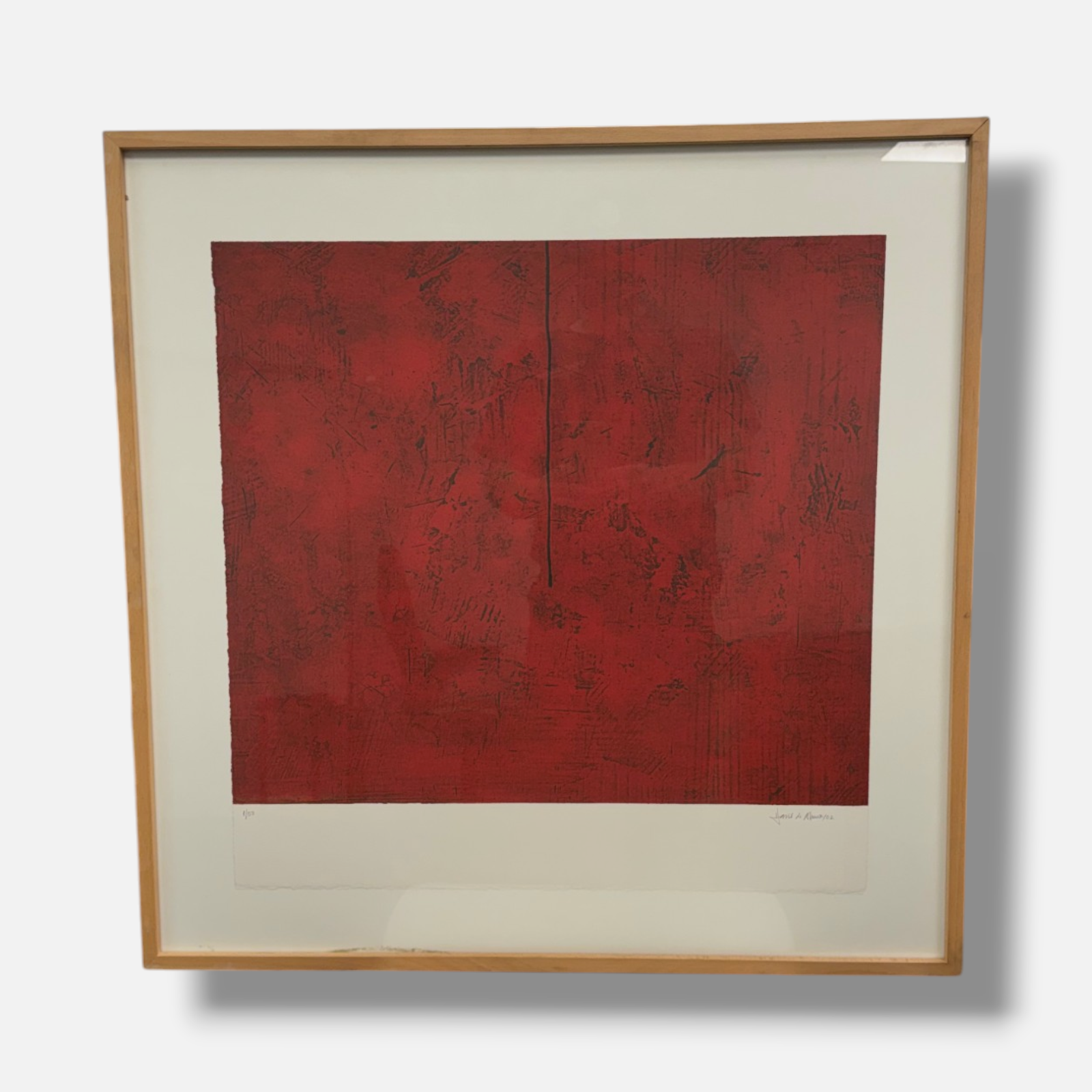 David de Almeida "S/T (Camino)" 2002 Limited Signed Framed Wall Art Print