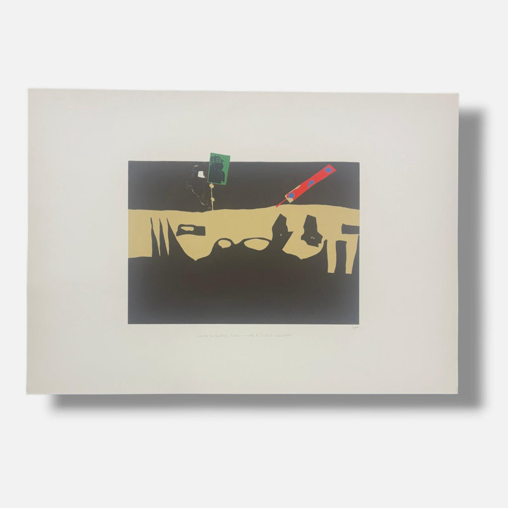 Álvaro Lapa "Dias e Noites de Simbad Marine" Limited Signed Wall Art 70Lx100W cm
