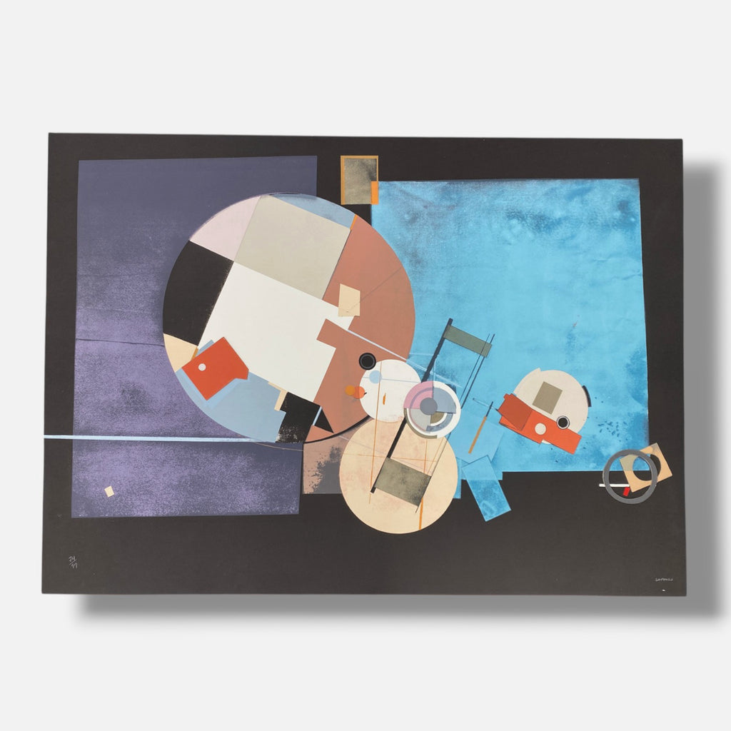 Antonio Lorenzo Carrión "Composición II" 2003 Limited Signed Fine Wall Art Print