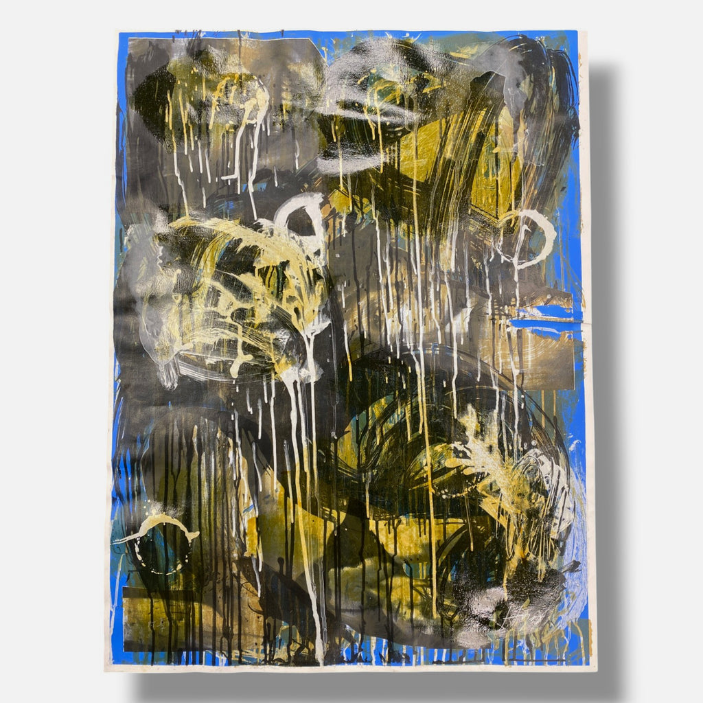 Rodolfo Llópiz Cisneros "Mientras Mas Miras Menos Ves" P.T. Signed Wall Art
