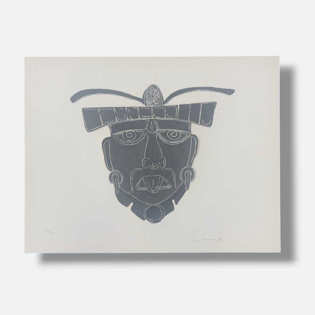 Milton Becerra "Mascara" P.T. 2005 Limited Signed Fine Wall Art Print 50 x 65 cm