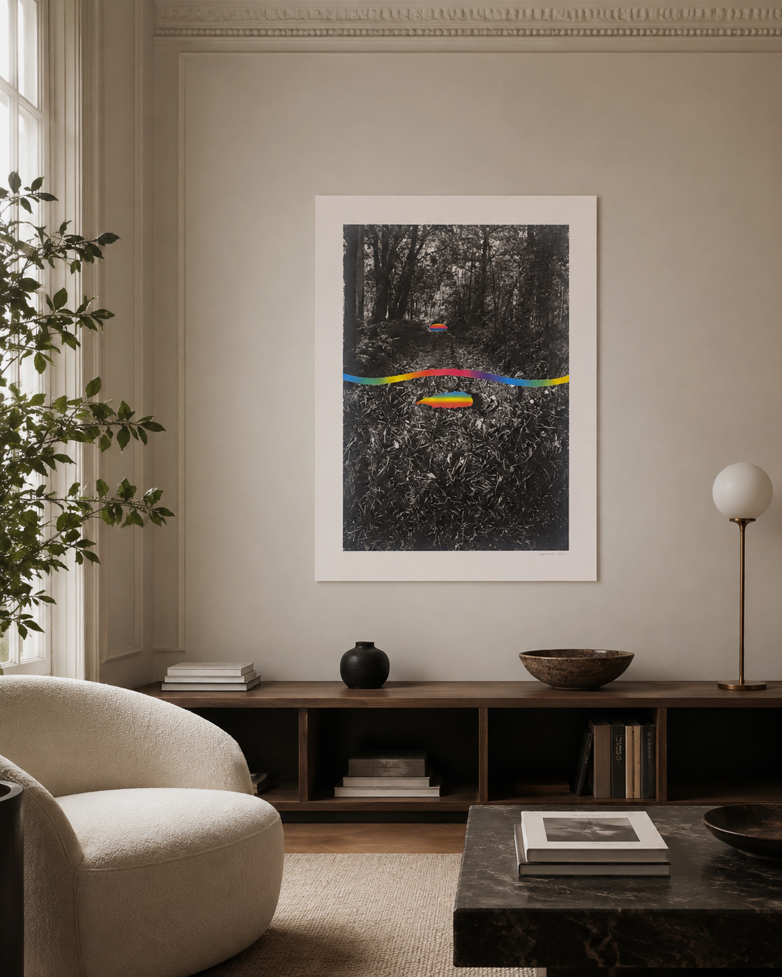 Alberto Carneiro ''Sinais e Sabedoria da Floresta'' Limited Signed Art 82Lx59Wcm