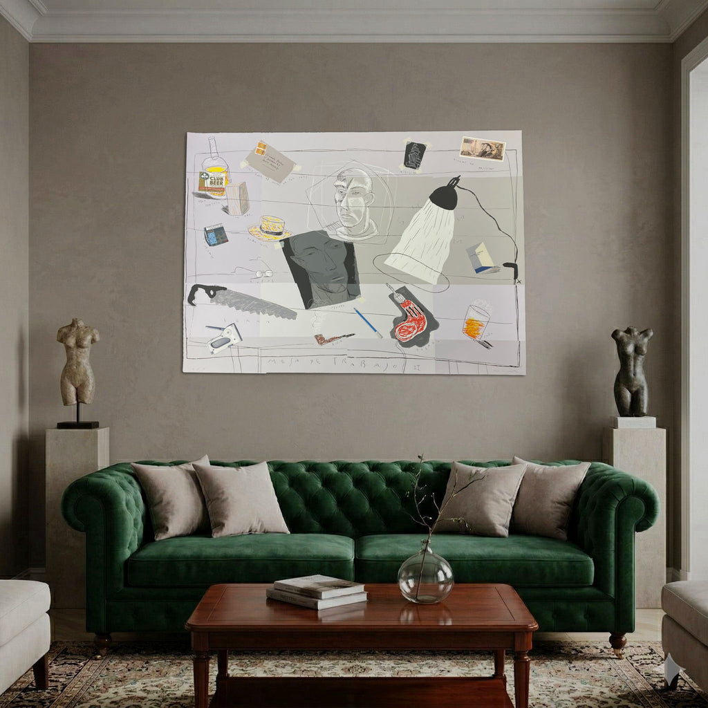 Fernando Bellver Chango "Mesa II" 2006, Large Fine Art Print | 140 x 100 cm