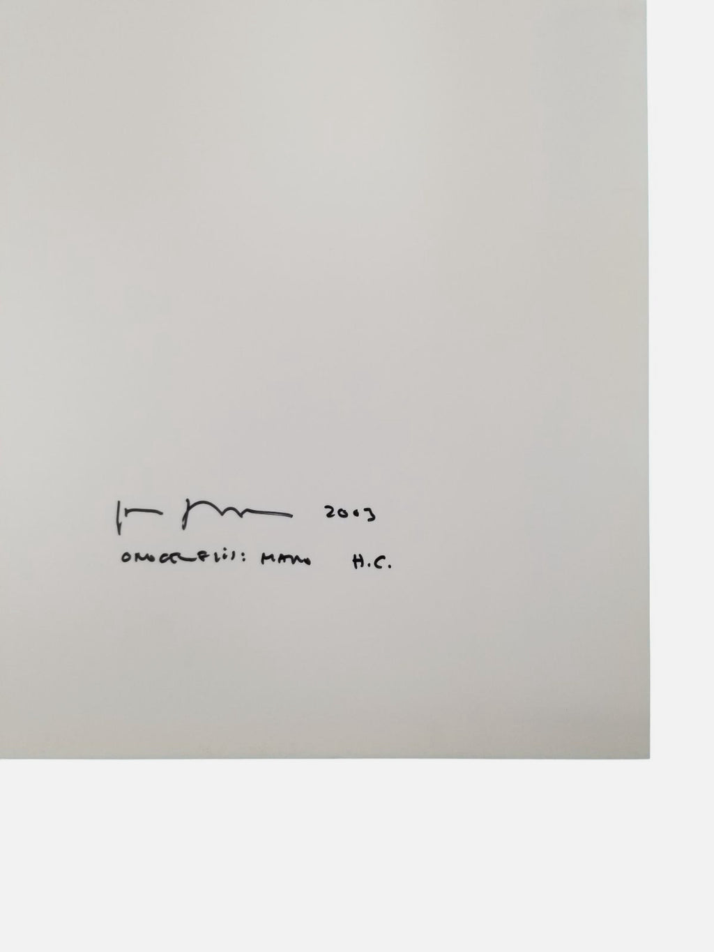 Joan Fontcuberta "Orogenesis: Mano" H.C. 2003 Limited Signed Wall Art