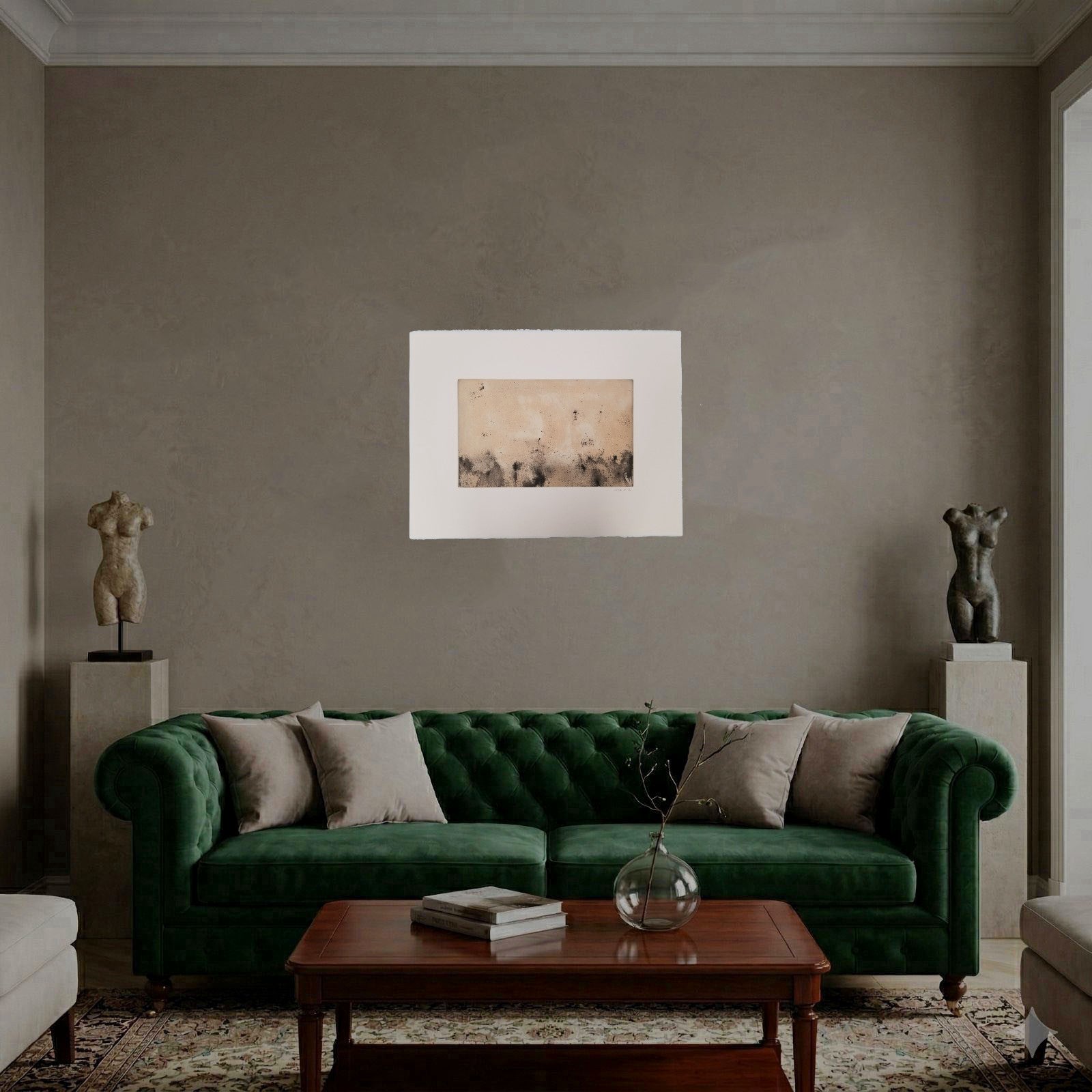 Willie Mazquez "Sin Título III (Gris)" 2003 Limited Signed Wall Art