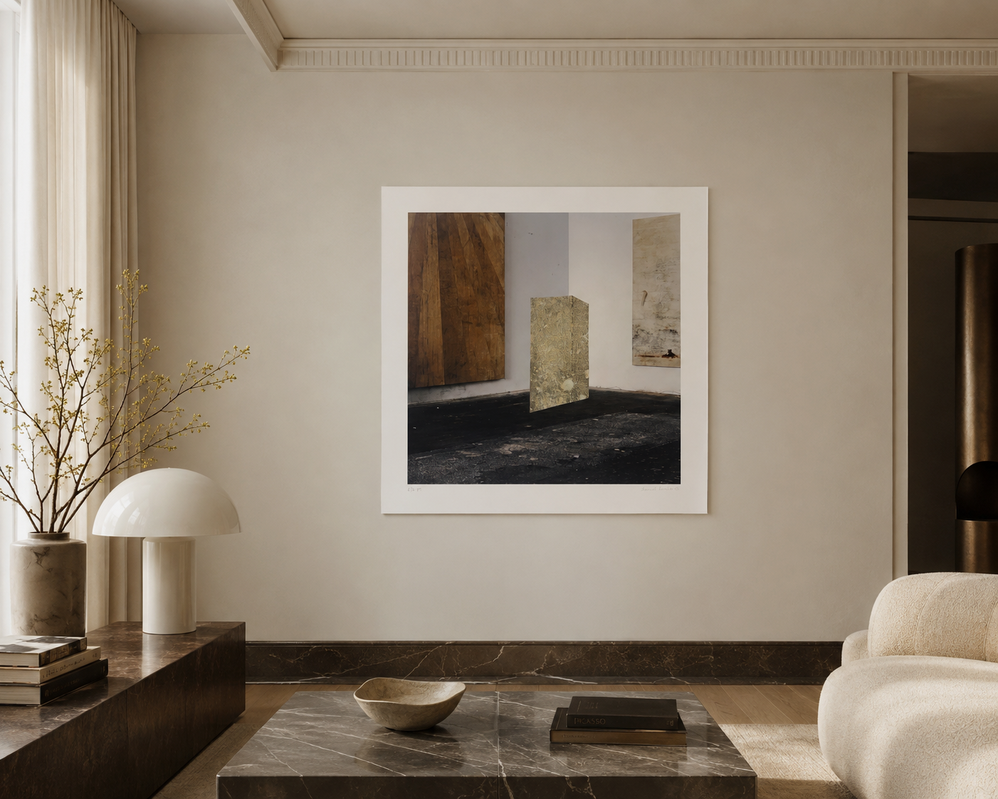 Daniel Senise "Lapa-Queens I" 2005 P.T. Limited Signed Fine Wall Art 75L x 75Wcm