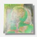 Ramón Astray "Perfil Paciente" 2005, Limited Signed Wall Art Print, 19L x 19W cm